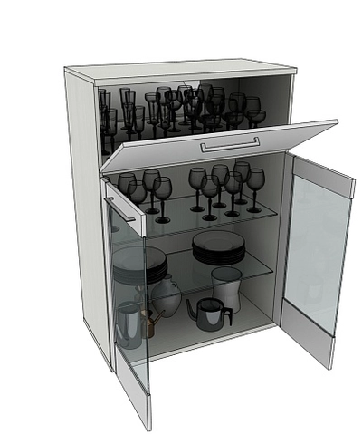 Шкаф напольный CG-203