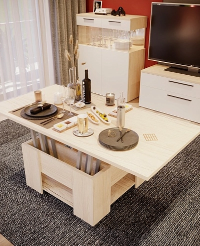 Стол-трансформер журнальный/обеденный L-800