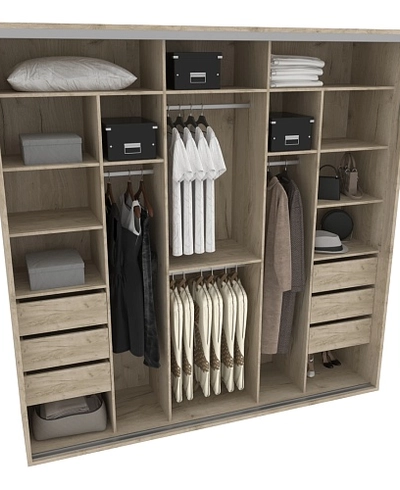 Шкаф-купе ХG240.60-1, профиль INTEGRO, фасад МДФ