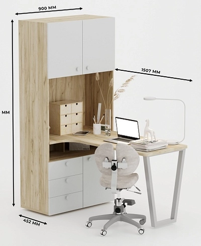 Cтол-стеллаж L402 L/R