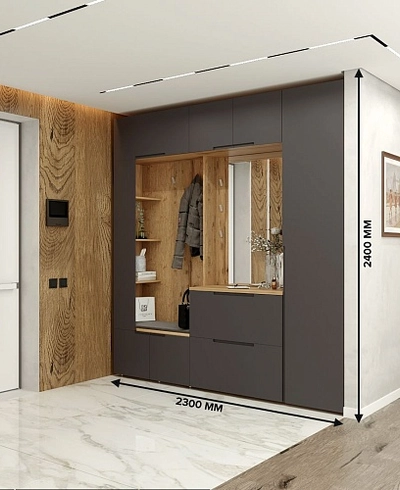 Лацио прихожая фасады в эмали 3