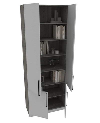 Шкаф для книг и одежды А214