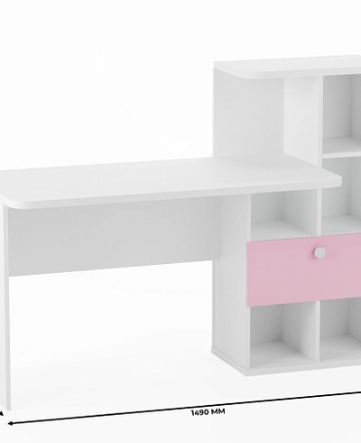 Рабочий стол со встроенным стеллажом HOF421