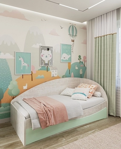 Кровать односпальная P901 с подъемным механизмом, 90x190