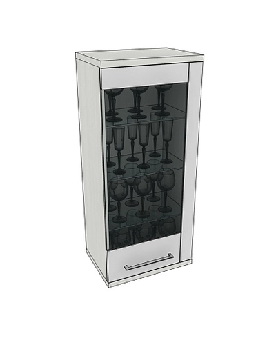 Шкаф однодверный навесной CG-350