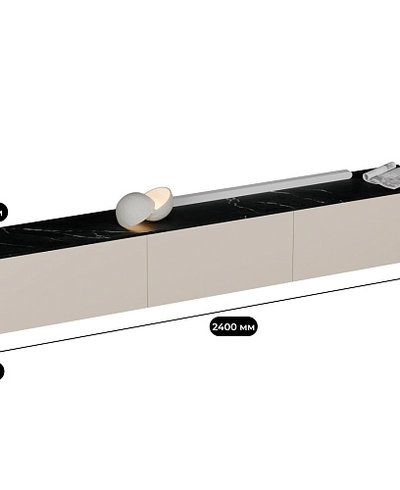 Тумба навесная, 3 ящика R5124