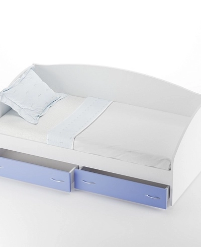 Кровать односпальная с ящиками P902N, 90x190