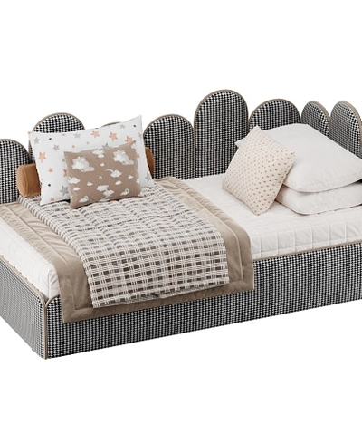 Мягкая кровать-диван КИПРОС с подъемным механизмом, 90x190