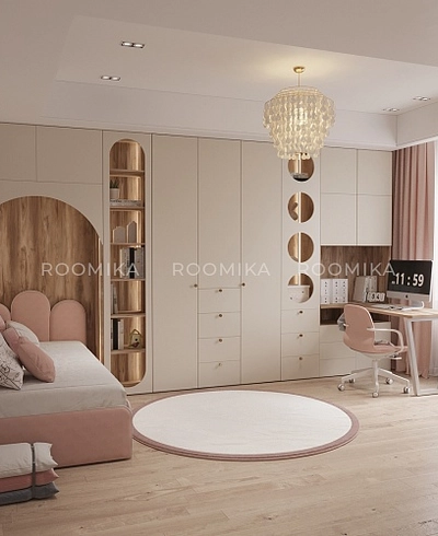 Шкафная группа для детской комнаты Лацио 203