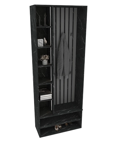 Ниша с крючками и полками для обуви с подсветкой L424