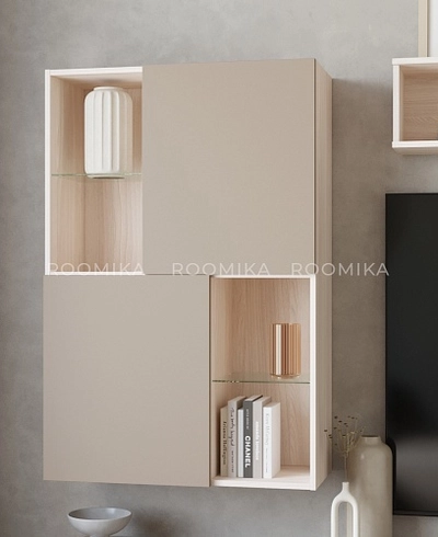 Шкаф навесной со стеклом R304