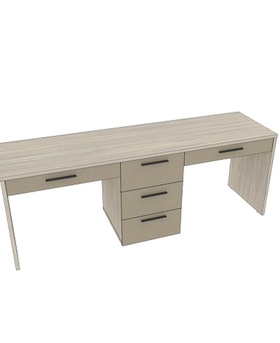 Cтол прямой на 2 рабочих места L718.2