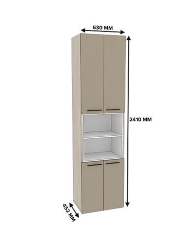 Шкаф книжный с нишей L228.44