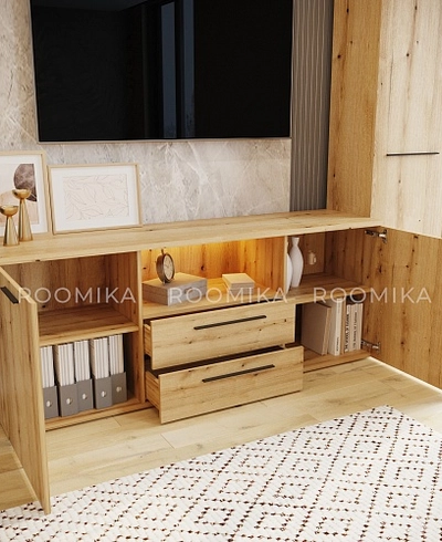 Тумба напольная с подсветкой L504