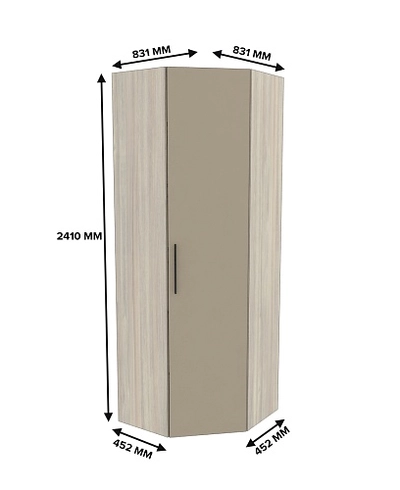 Шкаф угловой равносторонний L218.1