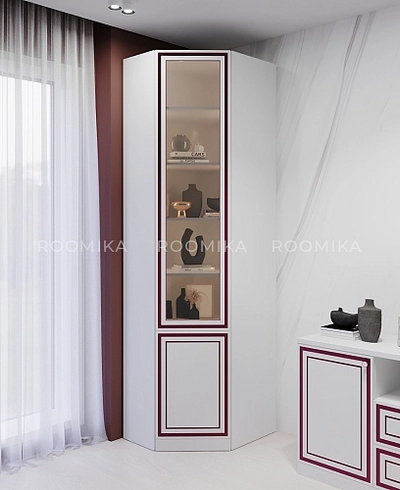 Шкаф угловой книжный A247.44