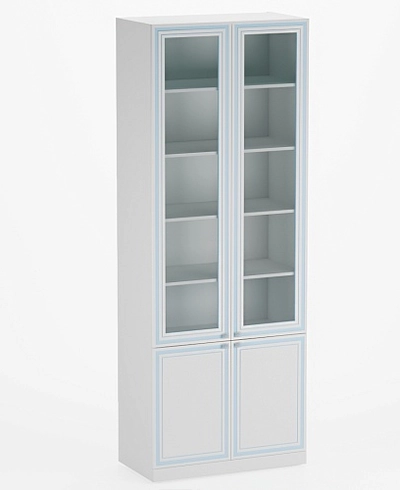 Шкаф книжный со стеклом А214S