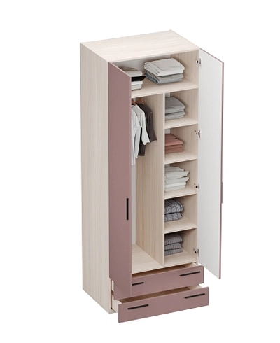 Шкаф двустворчатый с ящиками LG-211.60