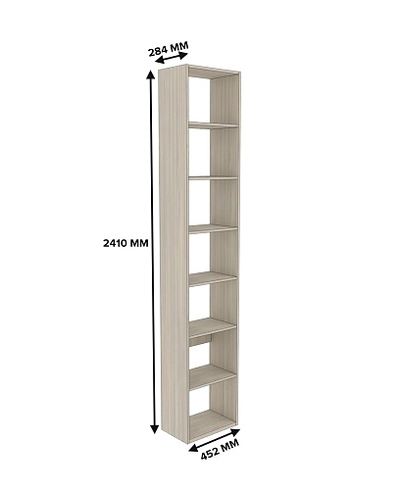 Стеллаж книжный L234.44