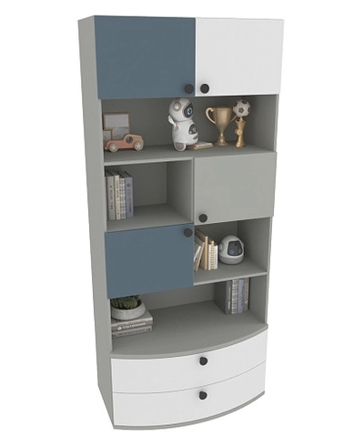 Шкаф книжный с ящиками P217