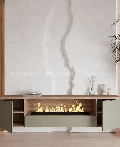 Тумба ТВ напольная с электрокамином LG549.351