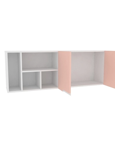 Антресоль над столом, фасады в эмали LE310 L/R