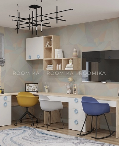 Cтол прямой на 2 рабочих места L718.2