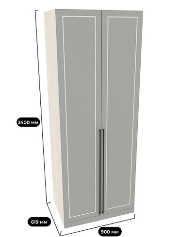 Шкаф двухдверный А210.60-1