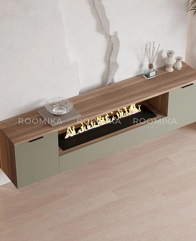 Тумба ТВ напольная с электрокамином LG549.351