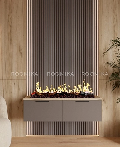 Тумба ТВ напольная с электрокамином LG548.351