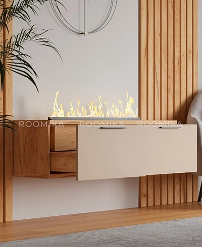 Тумба ТВ напольная с электрокамином L-548.351