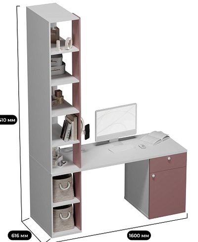 Cтол-стеллаж L403.60 L/R