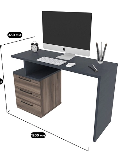 Cтол письменный прямой L715 L/R