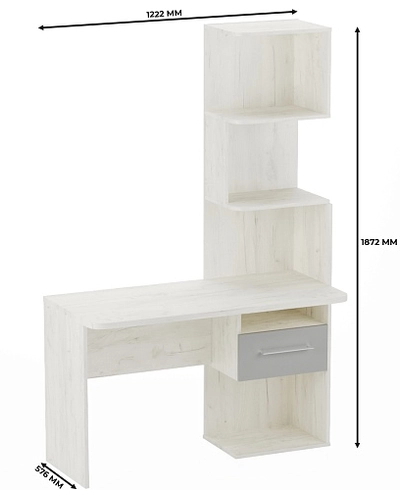 Рабочий стол со встроенным стеллажом HOF420