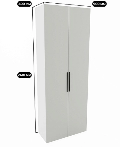 Шкаф двустворчатый L210.40-4