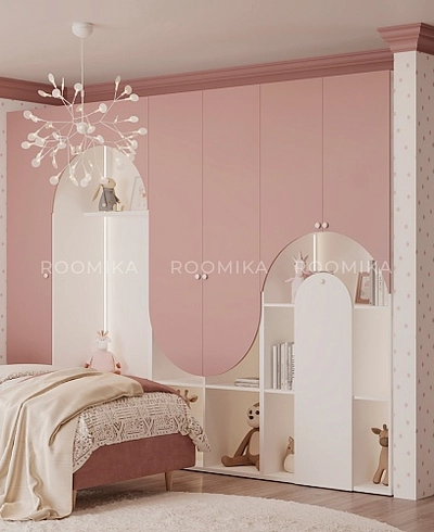 Шкаф для одежды с открытой нишей  с подсветкой L254.60