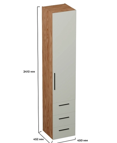 Шкаф однодверный с ящиками L223