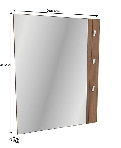 Панель зеркало с крючками L190.1 L/R