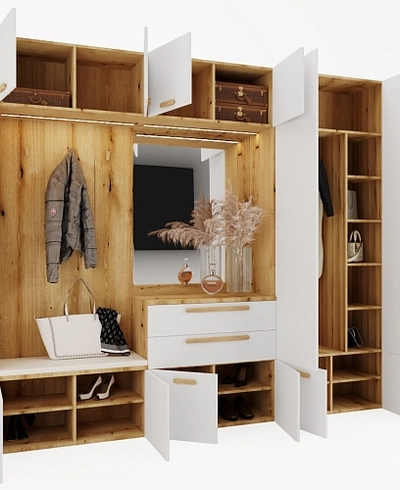 Шкафы для прихожей Лацио 19