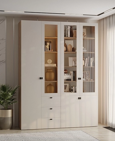 Шкаф книжный с подсветкой LG214S