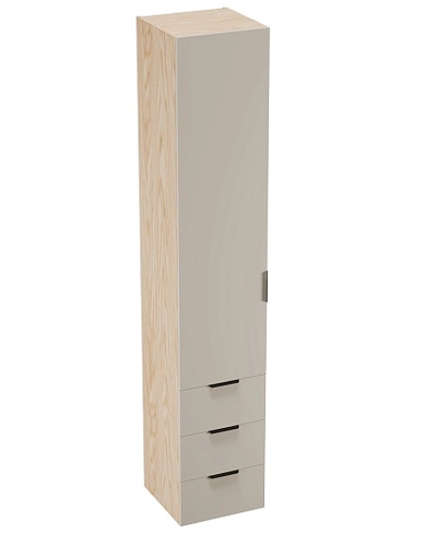 Шкаф однодверный с ящиками L223