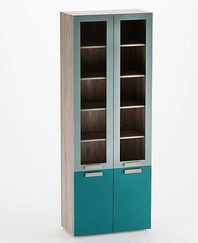 Шкаф книжный со стеклом L214S