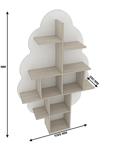 Полка напольная "Дерево" L410