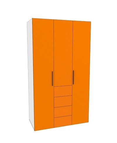 Шкаф трехдверный с ящиками глубокий L203.60