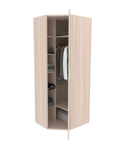 Шкаф угловой разностронний со вставкой, фасады МДФ CG-218.1 L/R