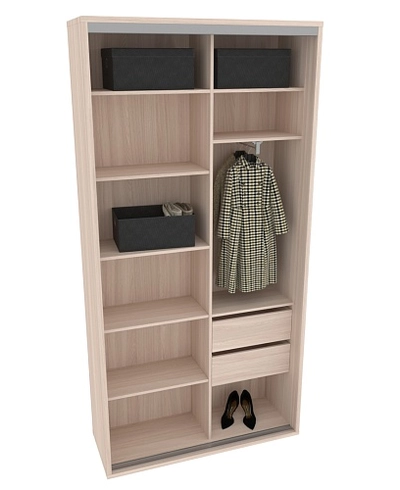 Шкаф-купе ХG120.45-3, профиль INTEGRO, фасад МДФ