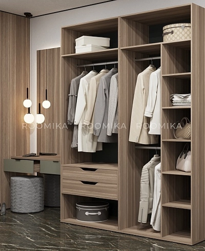 Шкафы для прихожей Лацио , фрезерованные фасады в эмали 15