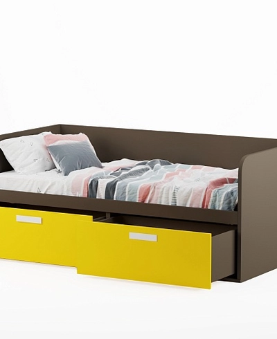 Кровать односпальная E902.9, 90x190