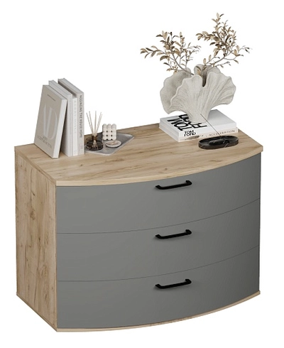 Комод радиусный 3 ящика P703