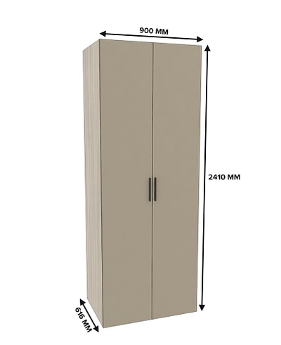 Шкаф двухдверный глубокий L210.60-1